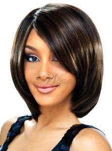 10 Inch Short Straight Bob Hairstyle Synthetic Lace Front Women Wigs